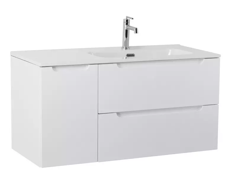 

Тумба с раковиной «Belbagno» Etna 100 (101/46 BB1000ETL-R) подвесная Bianco Lucido правая