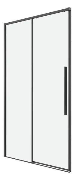 Душевая дверь «Grossman» Galaxy 100.K33.01.130.42.00 130/195 прозрачная/графит сатин без поддона, цвет серый