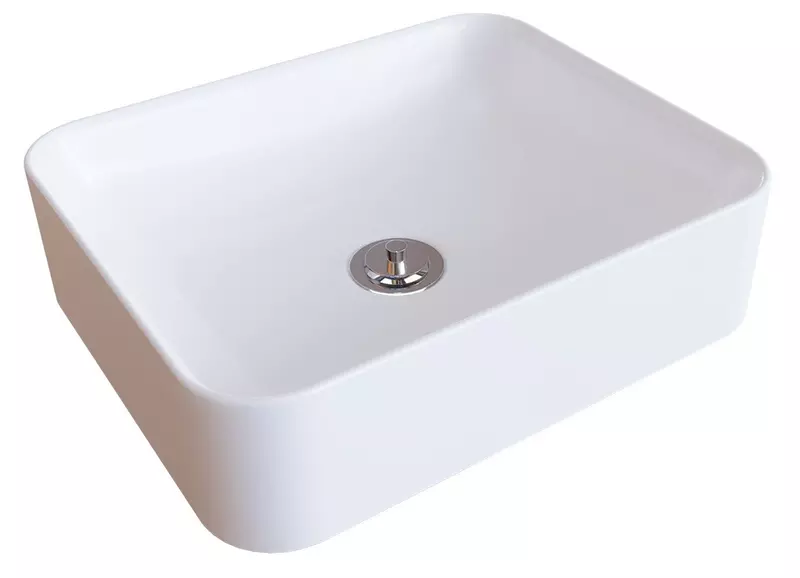 

Уценка, Раковина «Marka One» Elli 45 Polytitan Polytitan белая