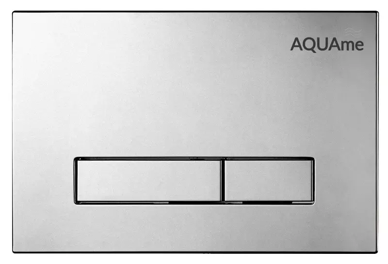 

Кнопка смыва «AQUAme» AQM4103S пластик сатин