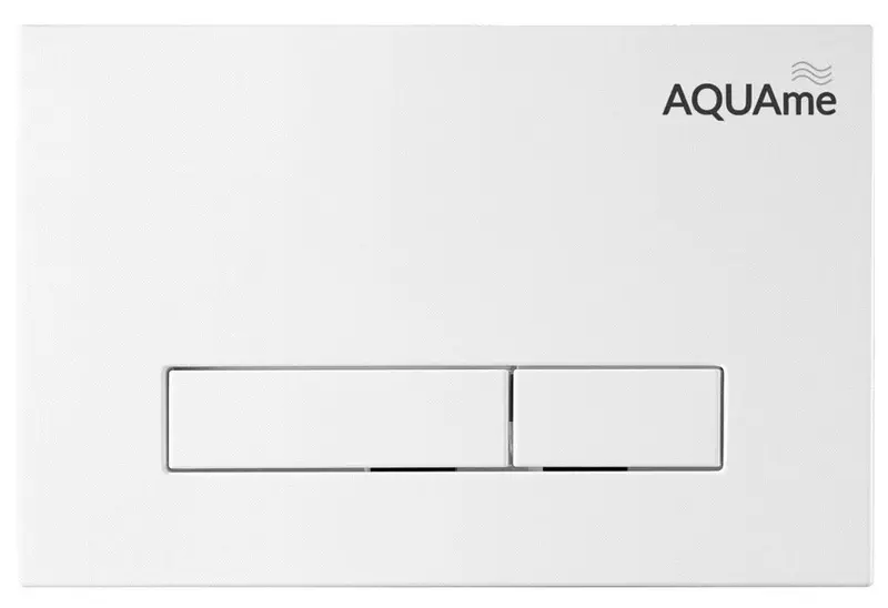 

Кнопка смыва «AQUAme» AQM4103W пластик белая