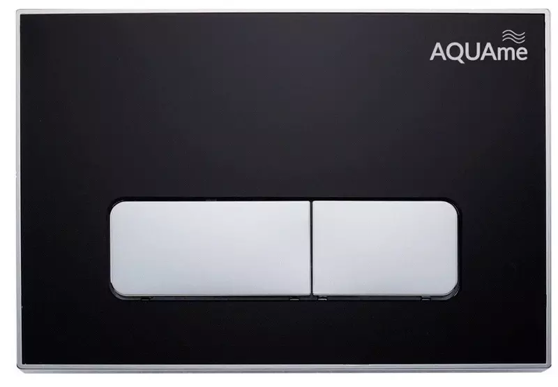 

Кнопка смыва «AQUAme» AQM4104B акрил чёрная/хром глянцевый