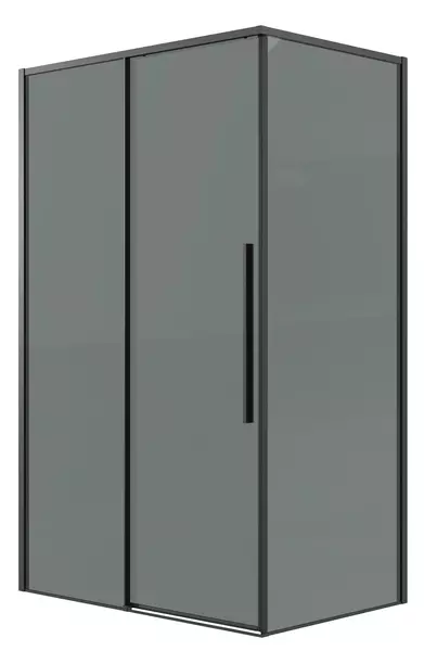 

Душевой угол-ограждение «Grossman» Galaxy 120.K33.01.1290.21.10 120/90 тонированный/чёрный матовый без поддона универсальный