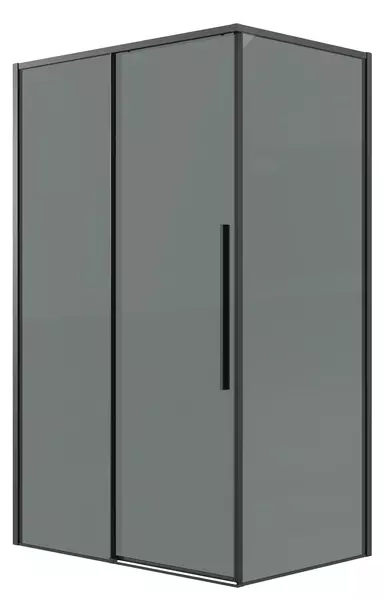 

Душевой угол-ограждение «Grossman» Galaxy 120.K33.01.1380.21.10 130/80 тонированный/чёрный матовый без поддона универсальный