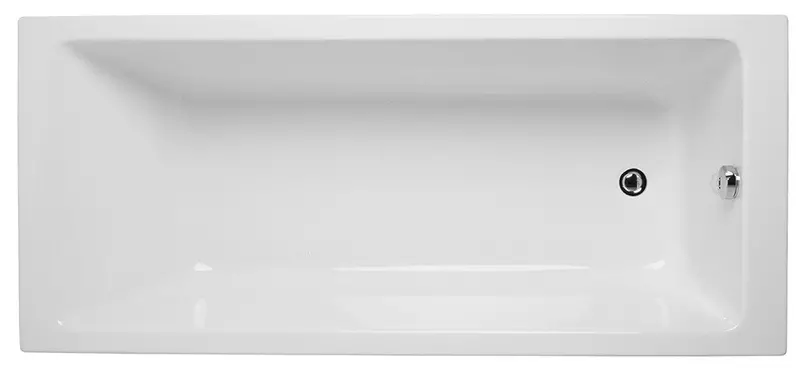 Ванна акриловая «Vitra» Neon 180/80 без опор без сифона белая, цвет белый