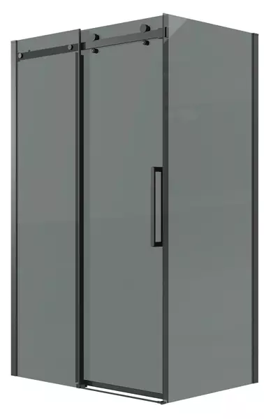 

Душевой угол-ограждение «Grossman» Classic 120.K33.04.1370.21.10 130/70 тонированный/чёрный матовый без поддона универсальный