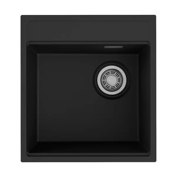 

Мойка для кухни «Omoikiri» Yoru 47 Side-BL Artgranit искусственный камень чёрная