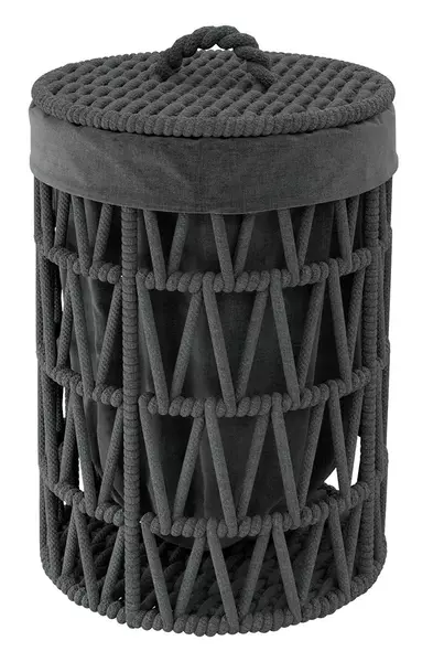 

Корзина для белья «WasserKRAFT» Mosel WB-460-S чёрная