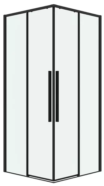 

Душевой угол-ограждение «Grossman» Galaxy 300.K33.01.8080.21.00 80/80 прозрачный/чёрный матовый без поддона универсальный
