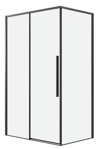 

Душевой угол-ограждение «Grossman» Galaxy 120.K33.01.1480.21.00 140/80 прозрачный/чёрный матовый без поддона универсальный