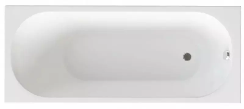 Ванна акриловая «Triton» Токио 170/70 (обрезанная) без опор без сифона белая, цвет белый