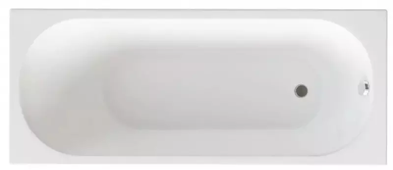 Ванна акриловая «Triton» Токио 170/70 с Х каркасом с каркасом без сифона белая, цвет белый