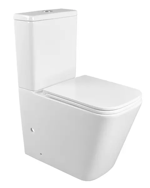 Унитаз компакт безободковый Terminus Ватикан 12F61x36W белый с сиденьем дюропласт с микролифтом белое 25839₽