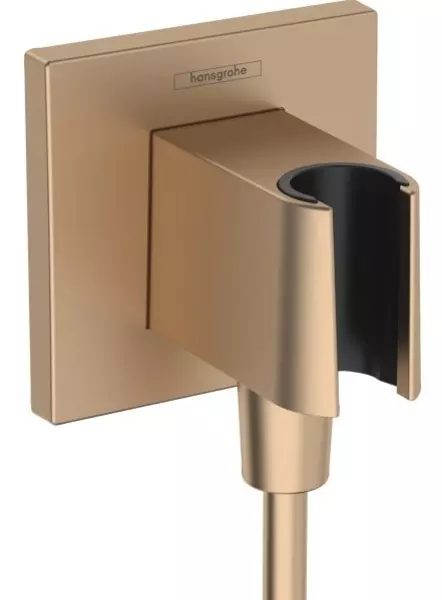 

Подключение для душевого шланга «Hansgrohe» FixFit E 26889140 шлифованная бронза