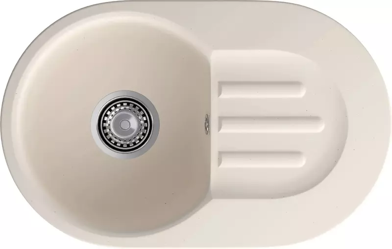 

Мойка для кухни «GranFest» Smart 685 68/43 искусственный камень белая универсальная