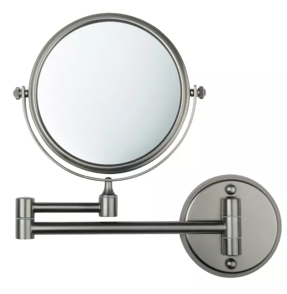 Косметическое зеркало «Fixsen» Hotel FX-31021F на стену графит, цвет серый