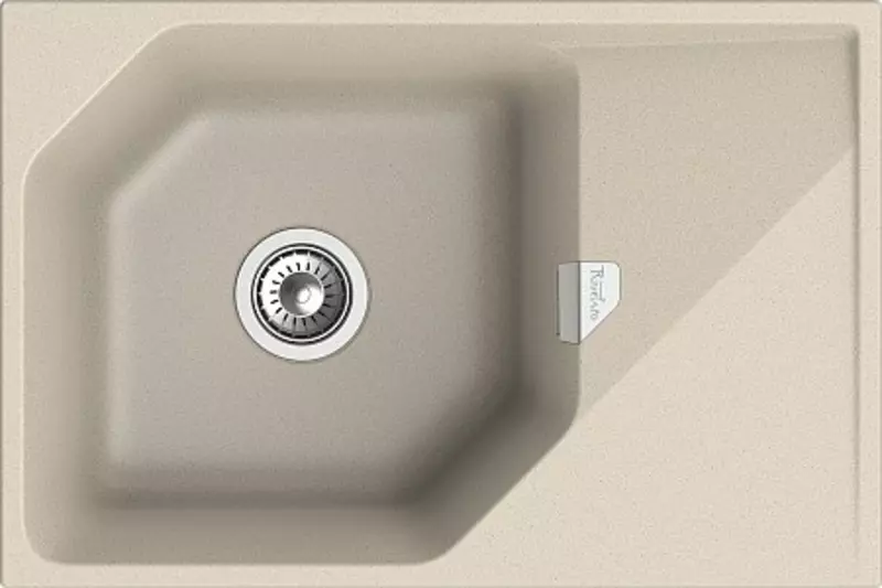 

Мойка для кухни «Rivelato» Locus 75 75/50 кварц бежевая универсальная