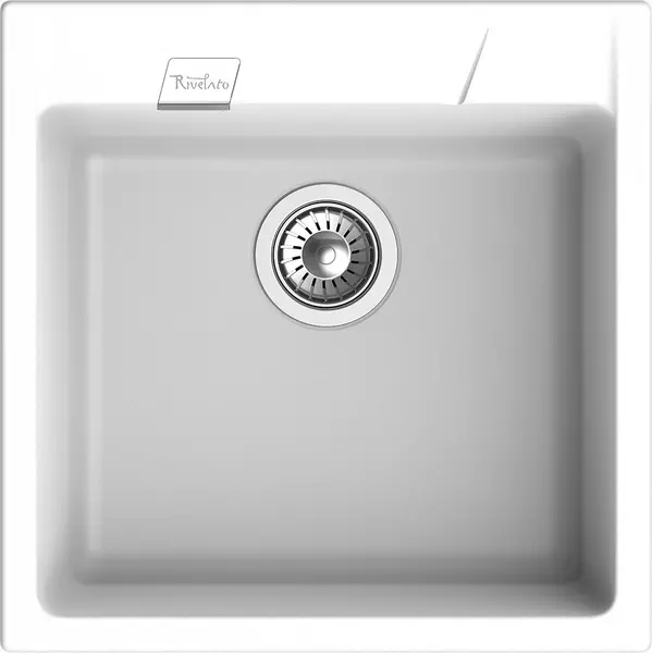 

Мойка для кухни «Rivelato» Raum 50 50/51 кварц белая