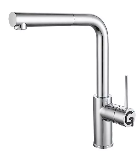 

Смеситель для кухонной мойки «Rivelato» Albano 1573503 с выдвижным изливом cromo