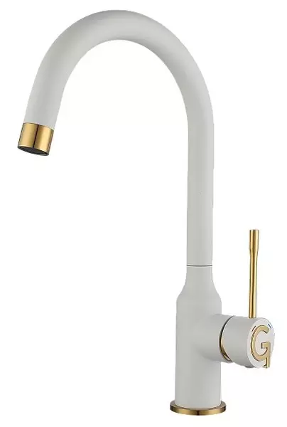 

Смеситель для кухонной мойки «Rivelato» Garda 1923502 brina/oro