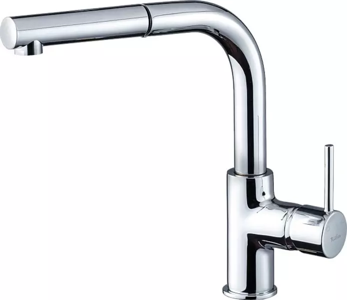 

Смеситель для кухонной мойки «Rivelato» Ledro 9022200 с выдвижным изливом cromo