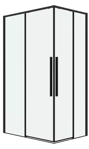 

Душевой угол-ограждение «Grossman» Galaxy 300.K33.01.1170.21.00 110/70 прозрачный/чёрный матовый без поддона универсальный