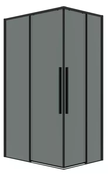 

Душевой угол-ограждение «Grossman» Galaxy 300.K33.01.1270.21.10 120/70 тонированный/чёрный матовый без поддона универсальный