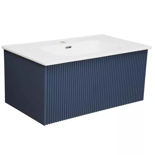 

Тумба с раковиной «La Fenice» Terra 80 (Flat 80 254364) подвесная Blu Grigio