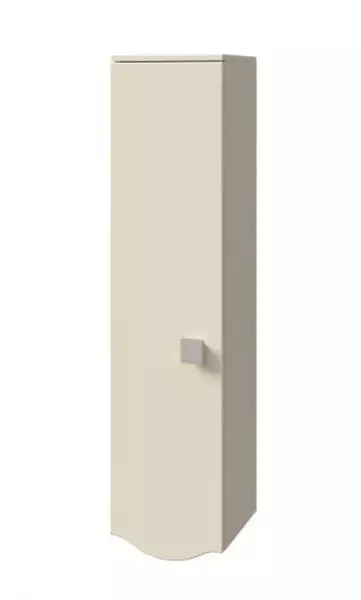 Пенал «Caprigo» Ноктюрн 30 подвесной магнолия левый, цвет хром