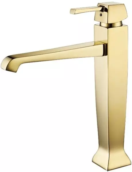 

Смеситель для раковины «Caprigo» Diamante 50-023-oro с донным клапаном золото
