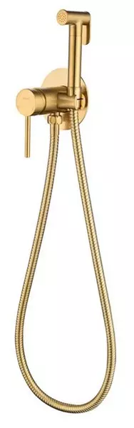 

Смеситель с гигиеническим душем «Caprigo» Don 53-133-BRG матовое золото