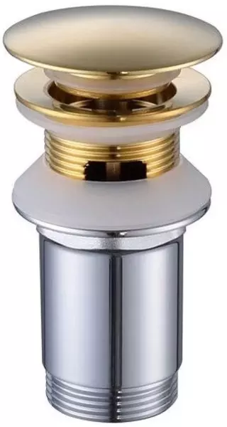 

Донный клапан для раковины «Caprigo» Parts 99-534-BRG с механизмом Клик-Клак матовое золото