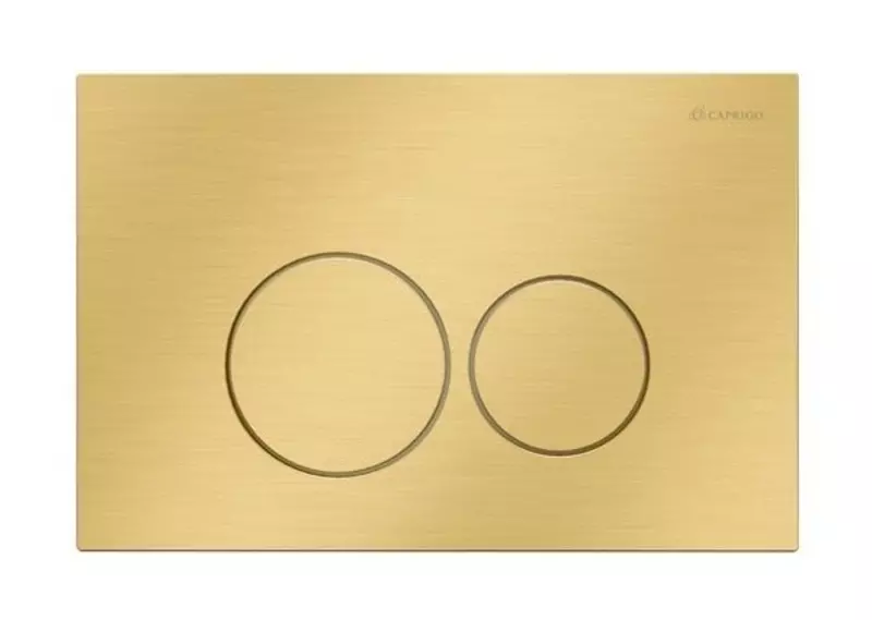 Кнопка смыва Caprigo Dew Steel DS001-oro металл матовое золото 6336₽