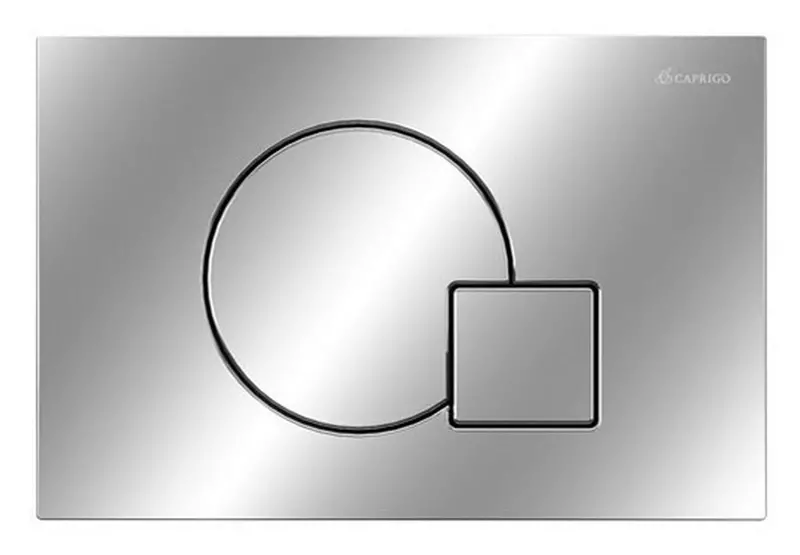 Кнопка смыва Caprigo Shape SA005-crm пластик хром 4450₽