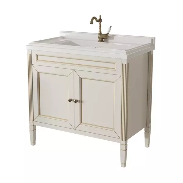 

Тумба с раковиной «Caprigo» Альбион 90 (90/51 UV-90) bianco-antico
