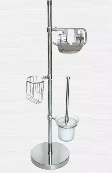 

Уценка, Стойка с аксессуарами «Rainbowl» Aqua 0057 напольная хром