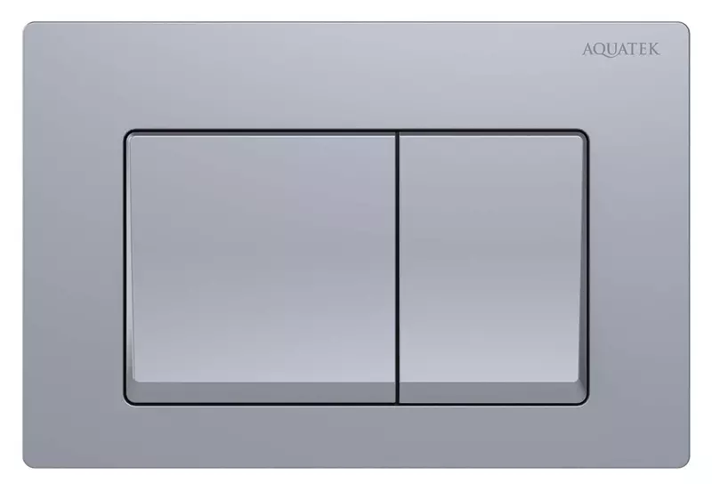 Кнопка смыва «Акватек» Small 010C (с верхней кнопкой смыва) пластик хром матовый