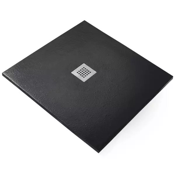 

Душевой поддон «Starohome» Solid 90/90 низкий из литьевого мрамора квадратный Black Matt без сифона