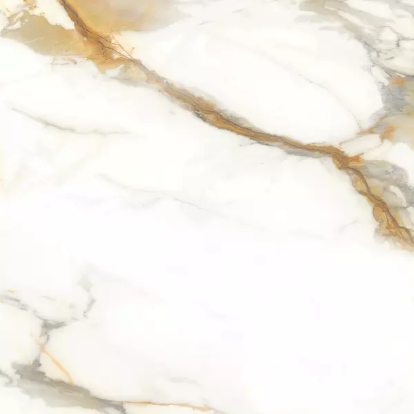 

Напольная плитка «Alma Ceramica» Calacatta Oro Lapp. 57х57 GFA57CLR04L белый