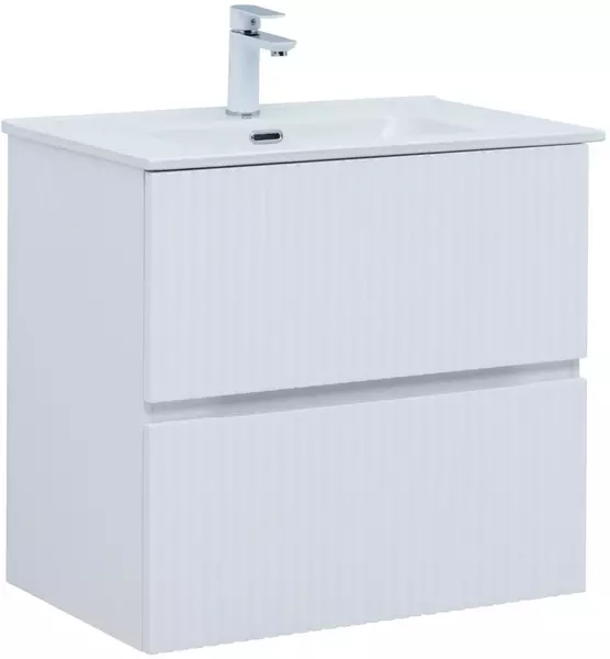 

Тумба с раковиной «Aquanet» Джейн 70 (Flat 70 330430) подвесная белая матовая