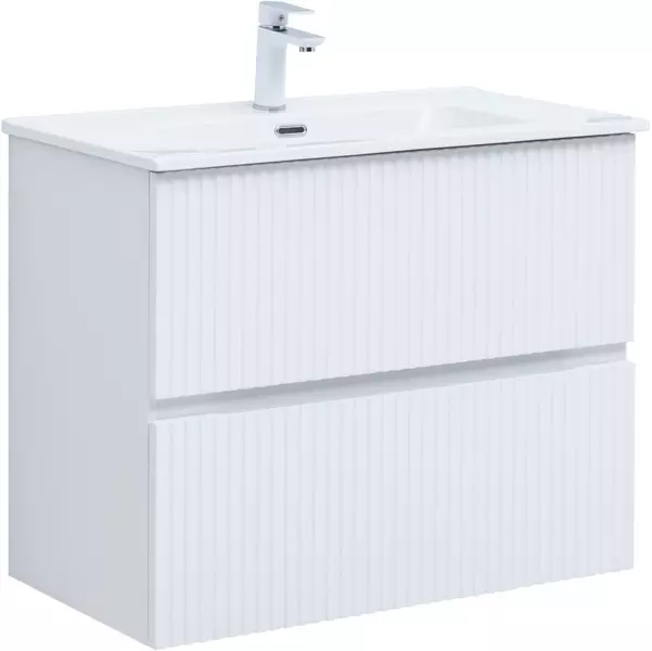 

Тумба с раковиной «Aquanet» Джейн 80 (Flat 80 254364) подвесная белая матовая
