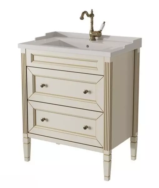 

Тумба с раковиной «Caprigo» Альбион 70 (70/46 Y-070В) bianco-antico