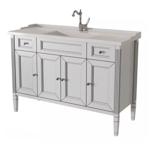 

Тумба с раковиной «Caprigo» Альбион 120 (122/46 70-F120) bianco-grigio