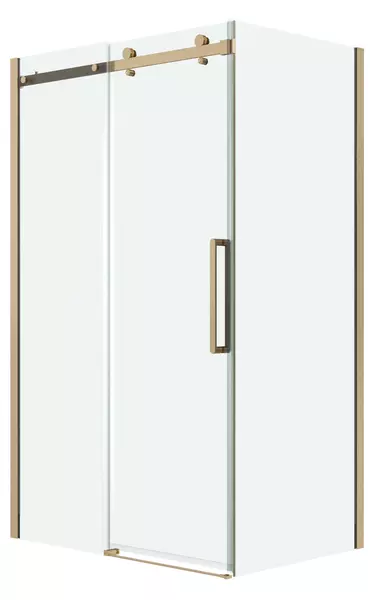 

Душевой угол-ограждение «Grossman» Classic 120.K33.04.1080.32.00 100/80 прозрачный/золото сатин без поддона универсальный