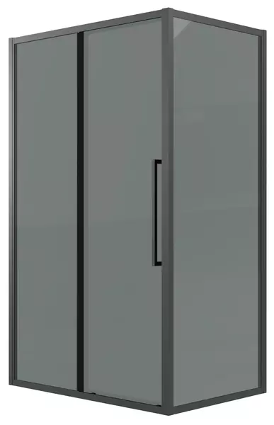 

Душевой угол-ограждение «Grossman» Cosmo 120.K33.02.1280.21.10 120/80 тонированный/чёрный матовый без поддона универсальный