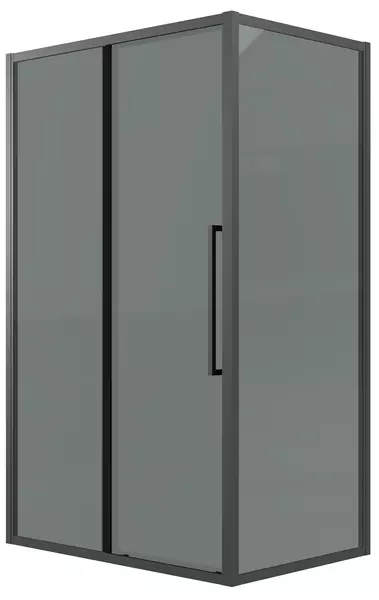 

Душевой угол-ограждение «Grossman» Cosmo 120.K33.02.1180.21.10 110/80 тонированный/чёрный матовый без поддона универсальный