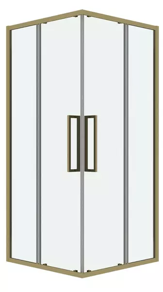 

Душевой угол-ограждение «Grossman» Cosmo 300.K33.02.9090.32.00 90/90 прозрачный/золото сатин без поддона