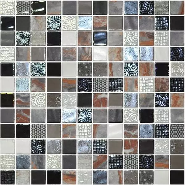 

Мозаика «Onix» Cosmic Firenze Glossy 31,1x31,1 905583 мультиколор