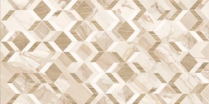 

Настенный декор «Kerlife» Calacatta Gold Rombi Glossy 63х31,5 33 925814 gold