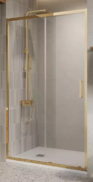 

Душевая дверь «Belbagno» LUCE-BF-1-120-C-ORO 120/195 прозрачная/золотая